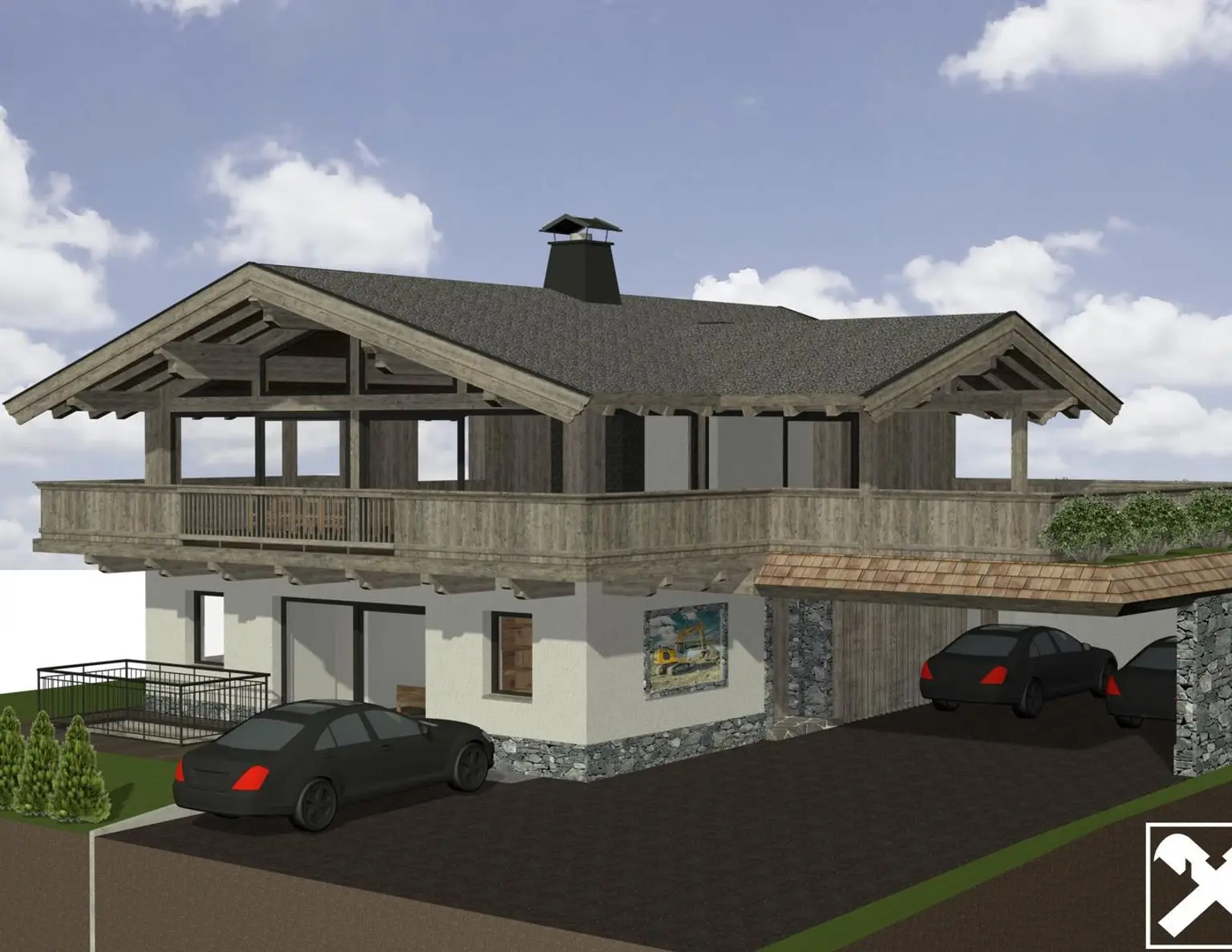 Sonniges Grundstück mit genehmigtem Bauplan