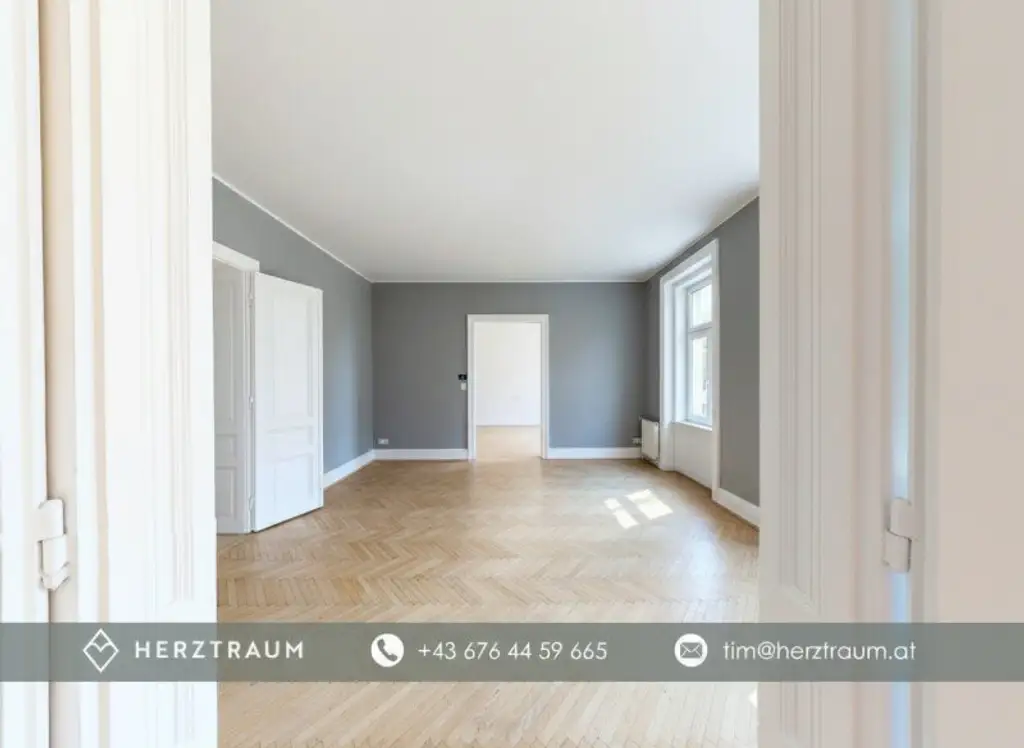 Altbaujuwel mit 117 m² & Balkon – Helle Wohnung mit Weitblick über Wien - PROVISIONSFREI