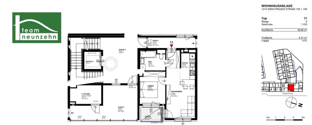 Exklusive Neubauwohnung in zentraler Lage – Ideal gelegen zwischen SCN, Lorettowiese und einer ausgezeichneten Infrastruktur!