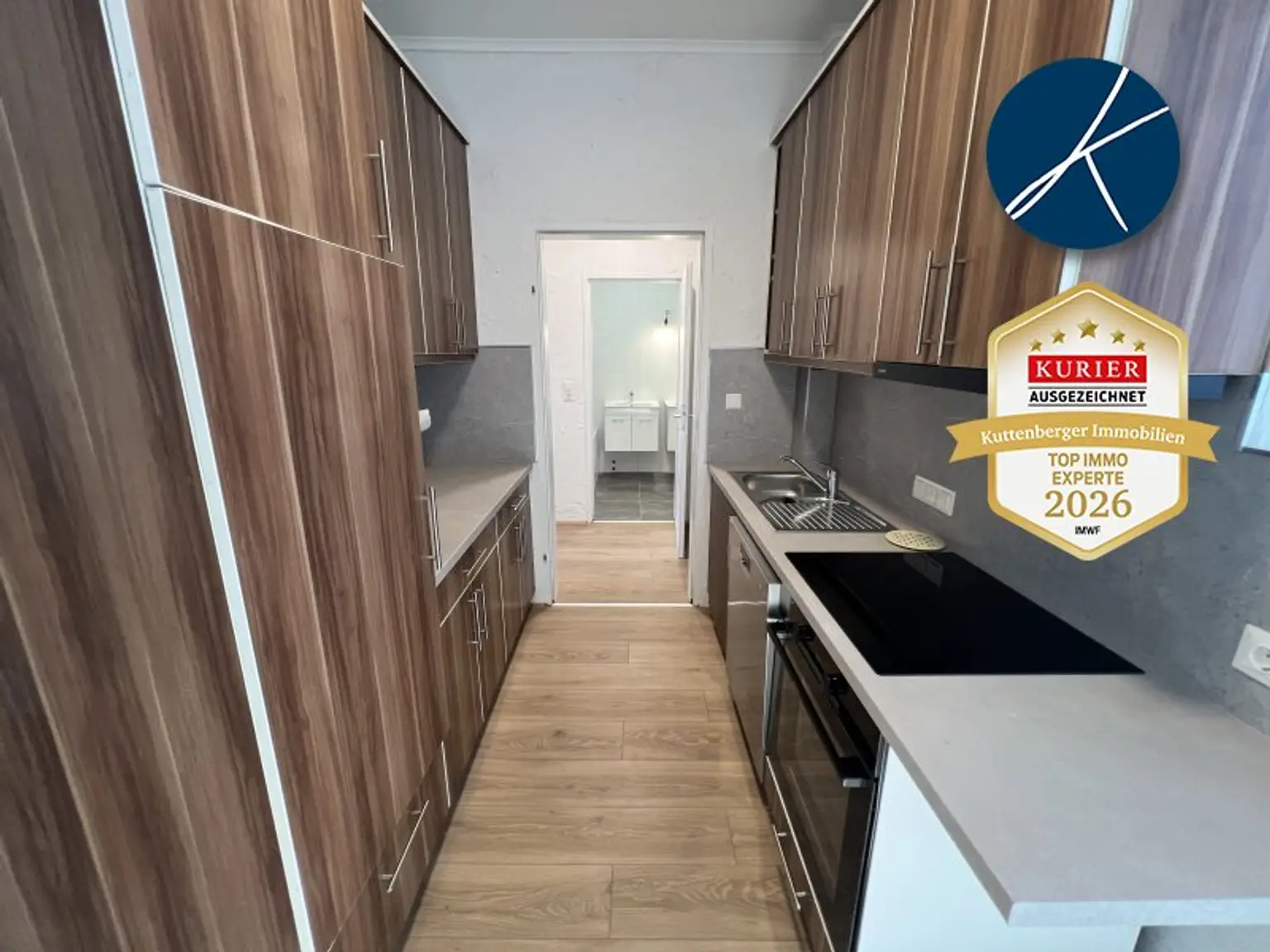 Tolle Küche als Durchgangszimmer