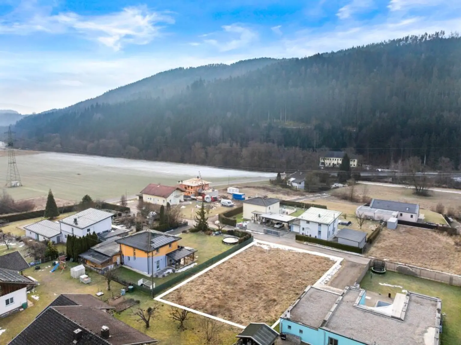 Schöner 1.043m² flacher, sonniger und ruhiger Baugrund in Pischeldorf/Magdalensberg am Waldblick