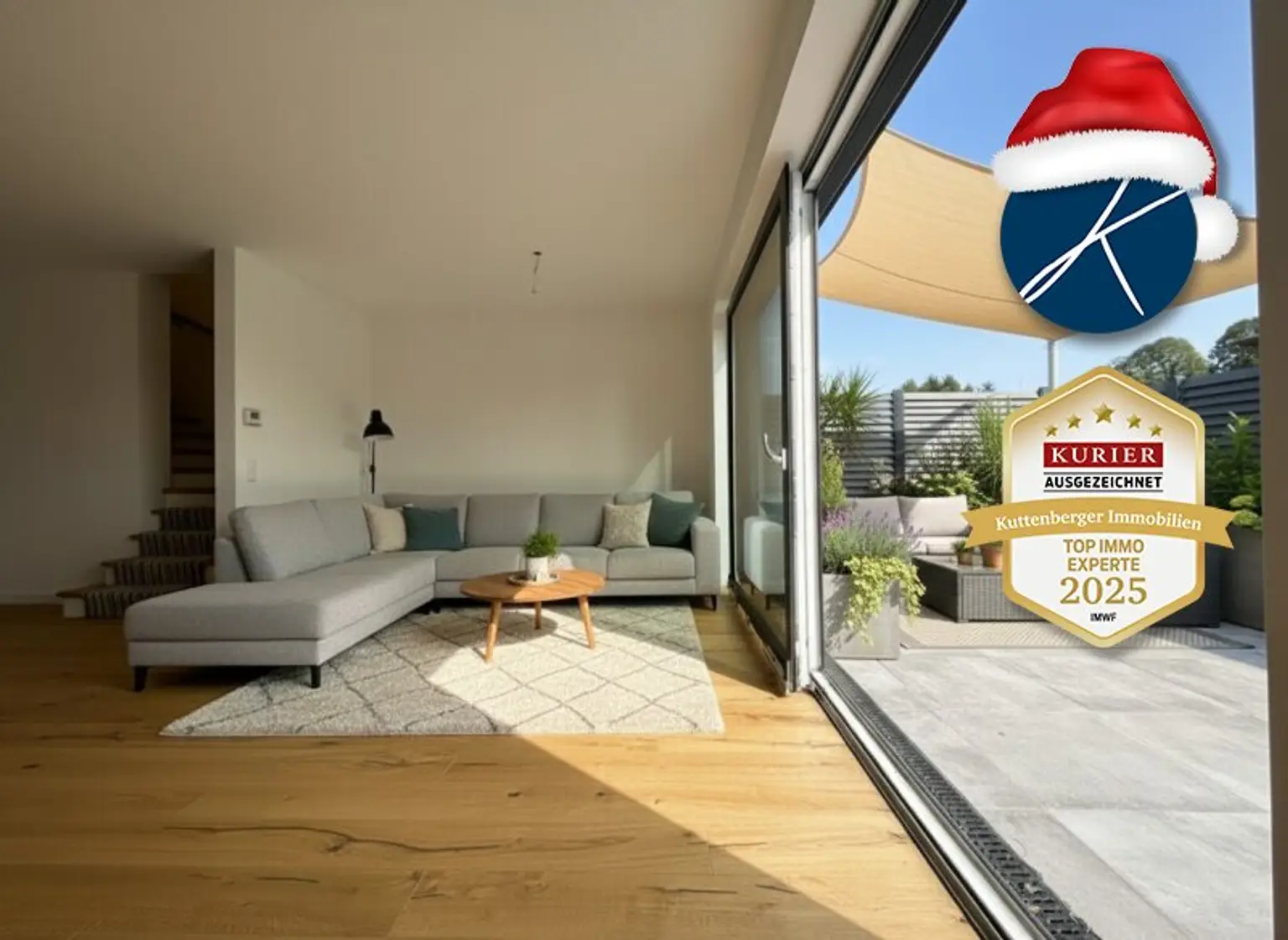 KI-generierter Gestaltungsvorschlag (Möblierung nicht enthalten)