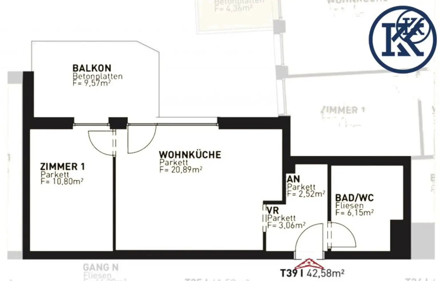 Grundriss Top39