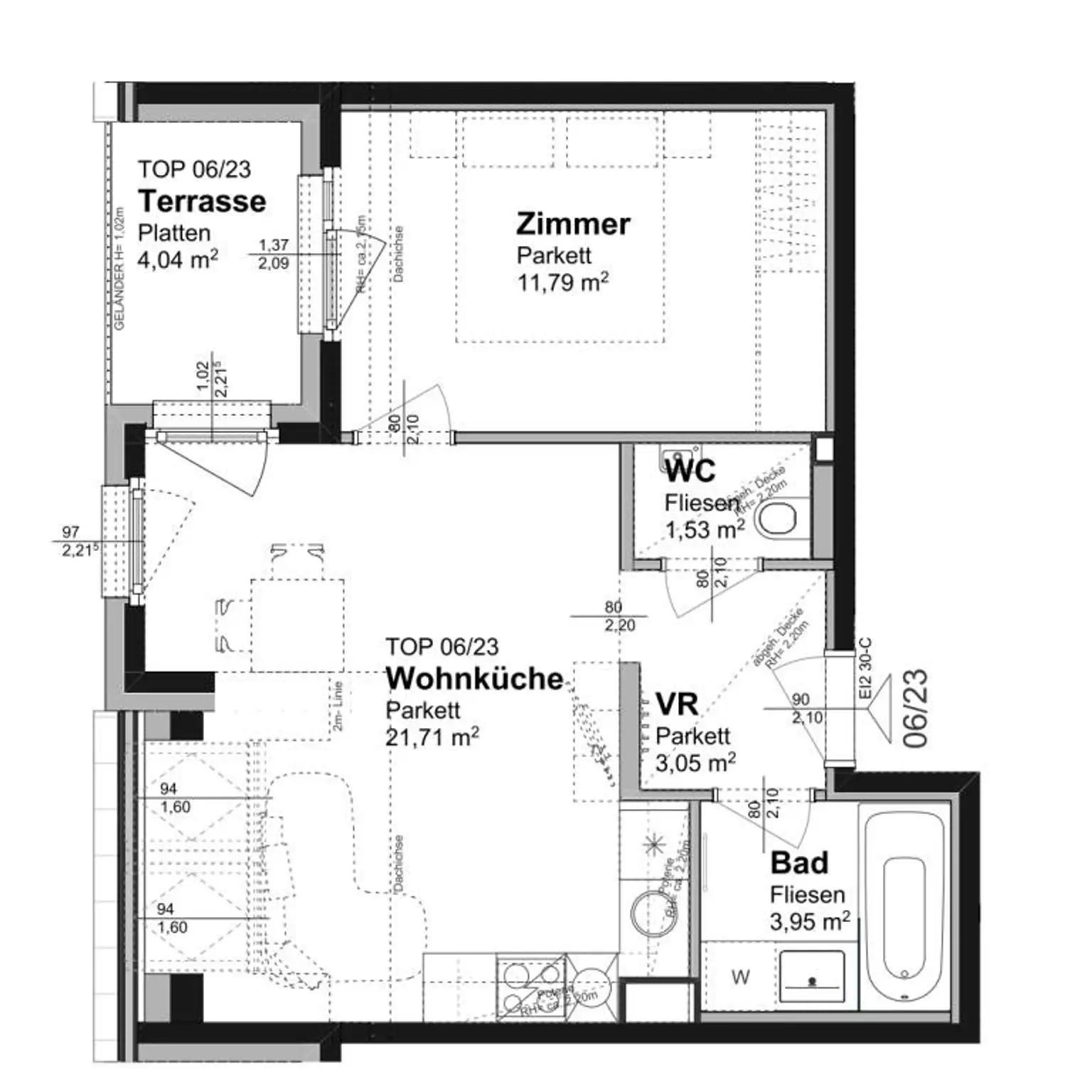Die ersten Sonnenstrahlen genießen in der neuen Terrassenwohnung! 20min öffentlich nach Wien Mitte!
