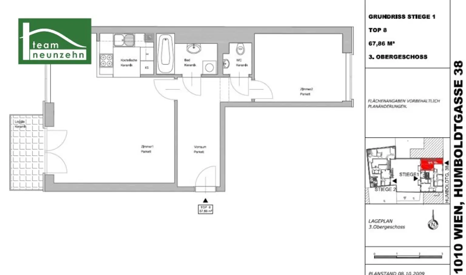Attraktive 2-Zimmer-Wohnung mit Loggia in Ruhelage – unbefristet & bezugsbereit ab 01.09.!