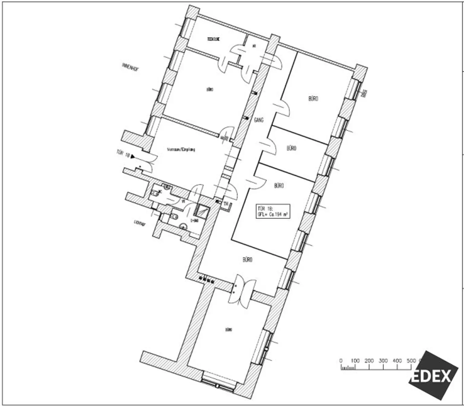 Schönes Büro im Gustav-Mahlerhof