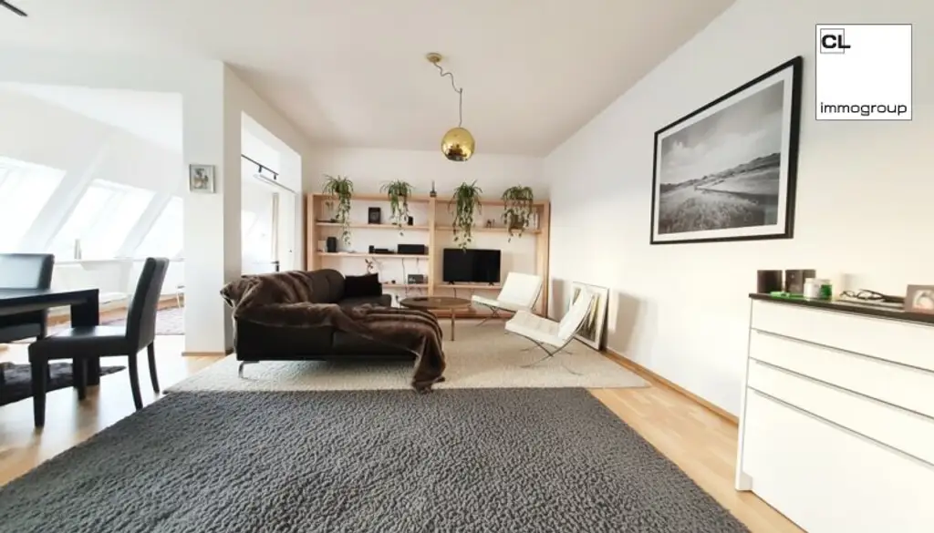 Traumlage Wien: Exklusive Dachgeschosswohnung mit Lift direkt in die Wohnung – Nähe Türkenschanzpark