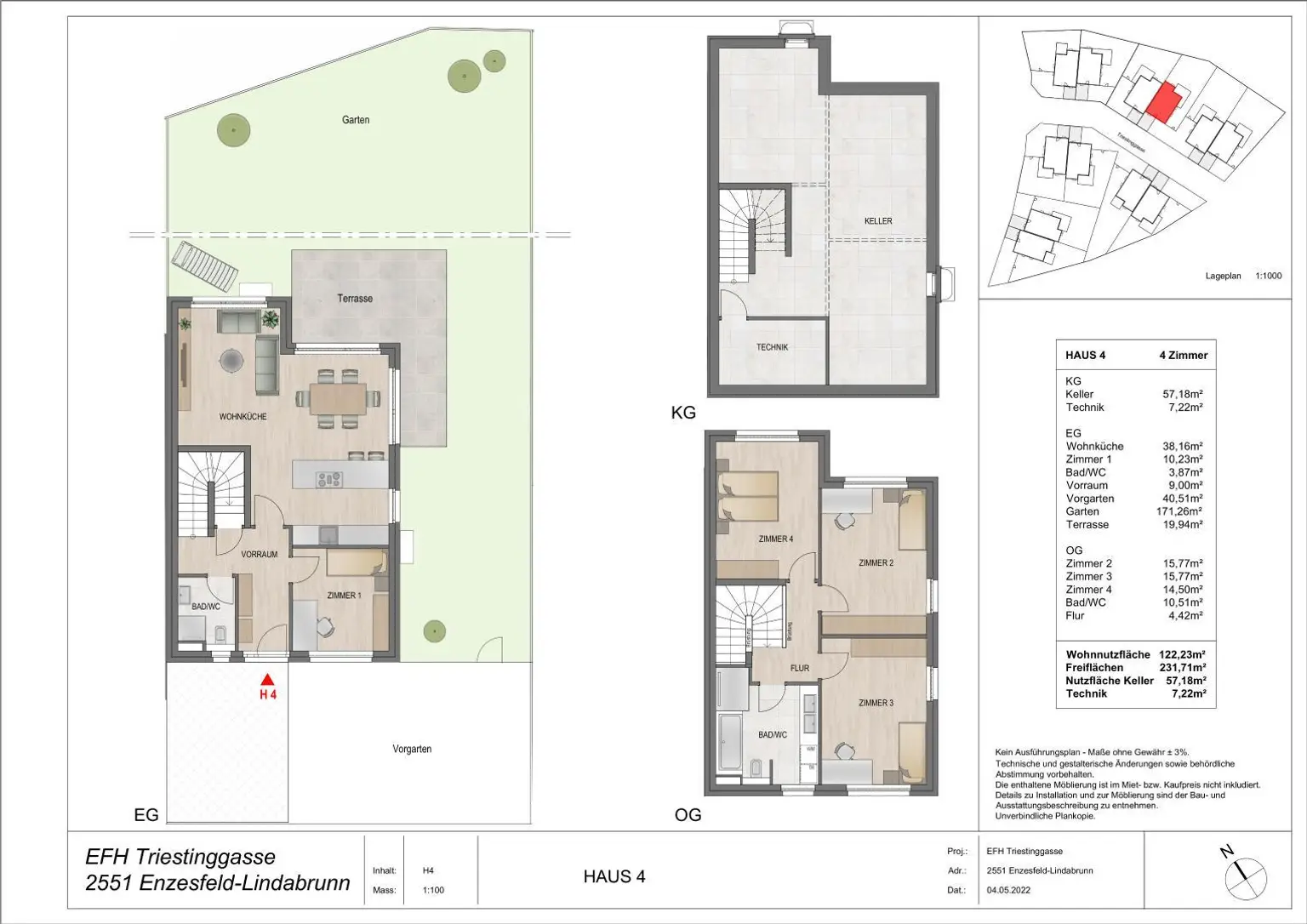 Neubau – Familienfreundlich & energieeffizient: 5‑Zimmer‑Haus mit Keller und 2 Stellplätzen