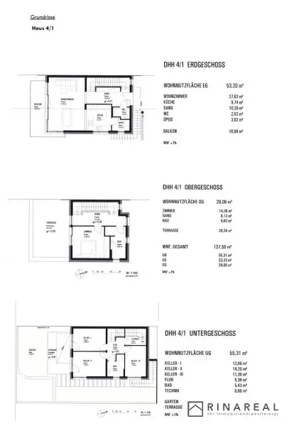 TRAUMHAFTER AUSBLICK | Moderne Doppelhaushälfte - ERSTBEZUG | 5 Zimmer | Großhöflein - Fasangasse (Haus 4/1)