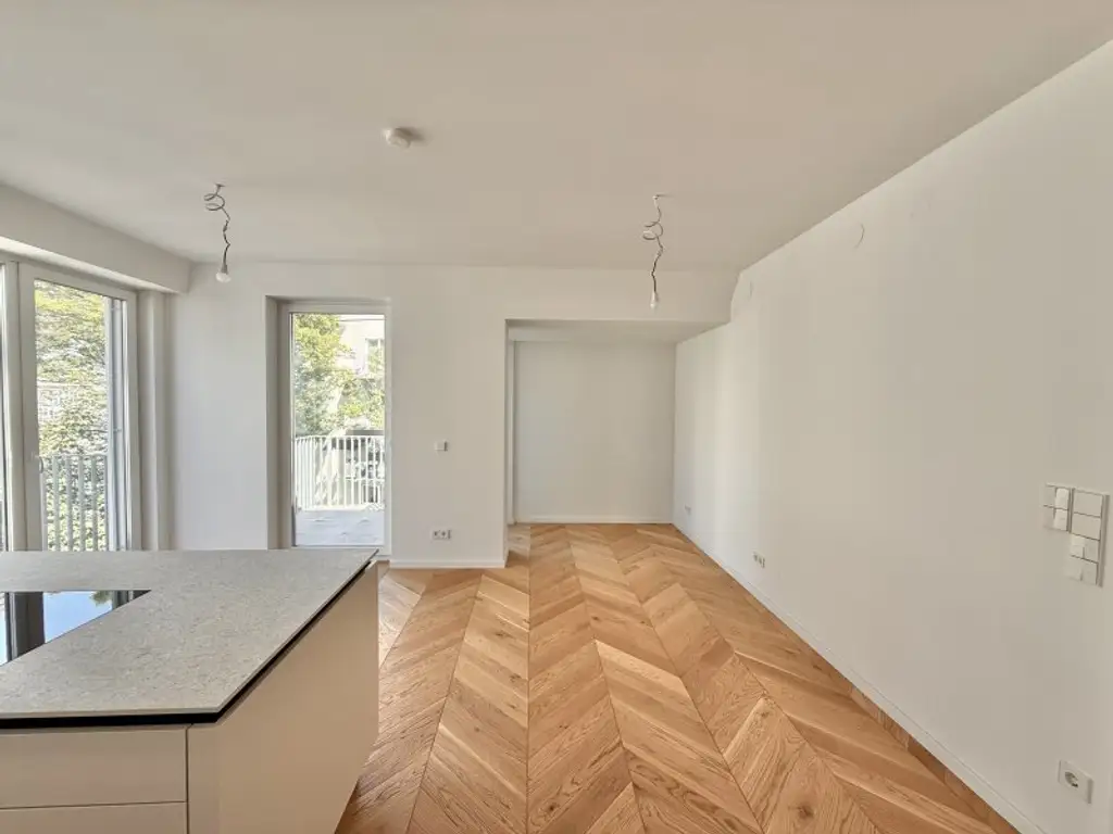 BELGHOFERHAUS 42 - Wunderschöne 3-Zimmer Wohnung in exklusivem Stadthaus inkl. Küche und Klimavorbereitung