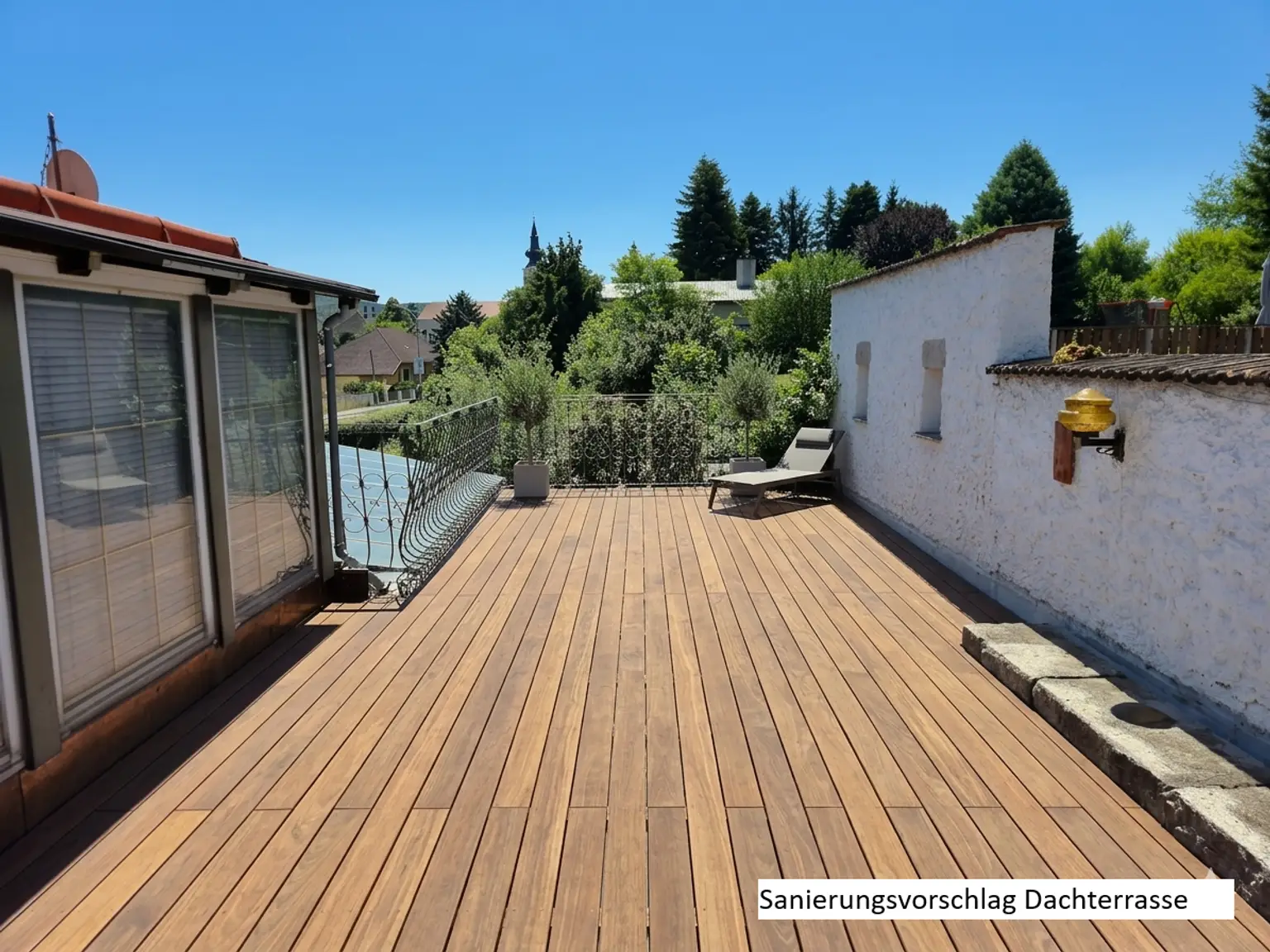 Sanierungsvorschlag Dachterrasse