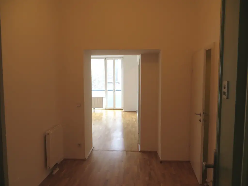 Unbefristet vermietet Einraumwohnung im 3. Bezirk.