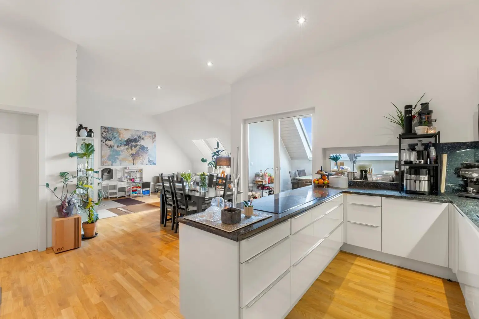 Koch-/Wohn-/Essbereich