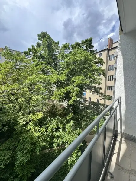 Loggiablick in den Garten