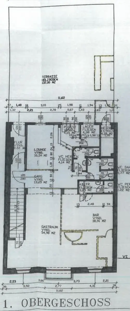 Restaurant 1 OG | ++ NEU ++ Investitionsjuwel: Zinshaus - Fußgängerzone von Wiener Neustadt | Prima Service Immobilien