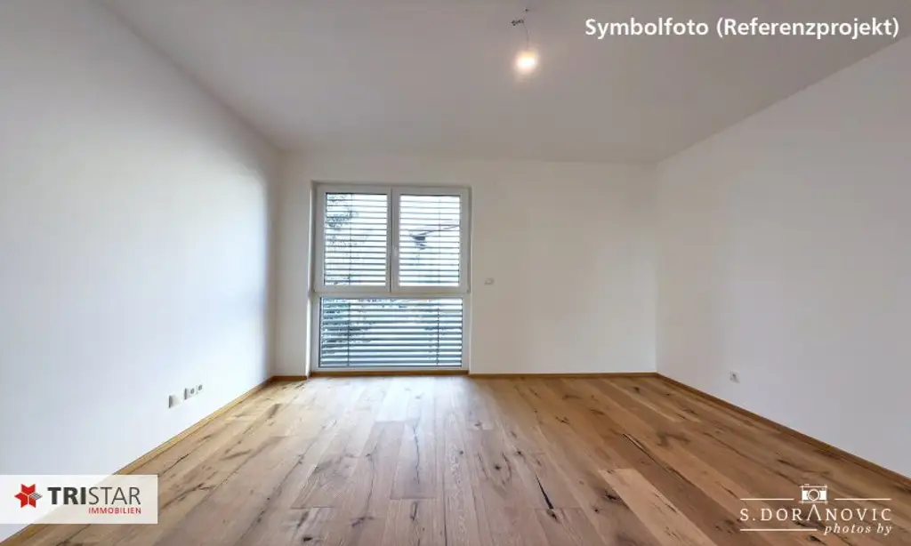 NEU • FAMILIENTRAUM • 4 HÄUSER • GARTEN • TERRASSE • PKW-STELLPLÄTZE • NÄHE LOBAU • LUFTWÄRMEPUMPE • 1220 WIEN