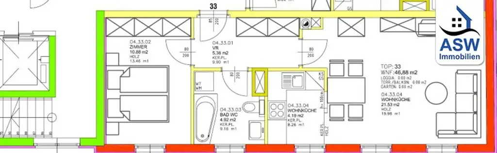 Wunderschöne 2-Zimmerwohnung in Park-Nähe