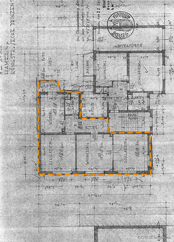 Grundriss (markiert)