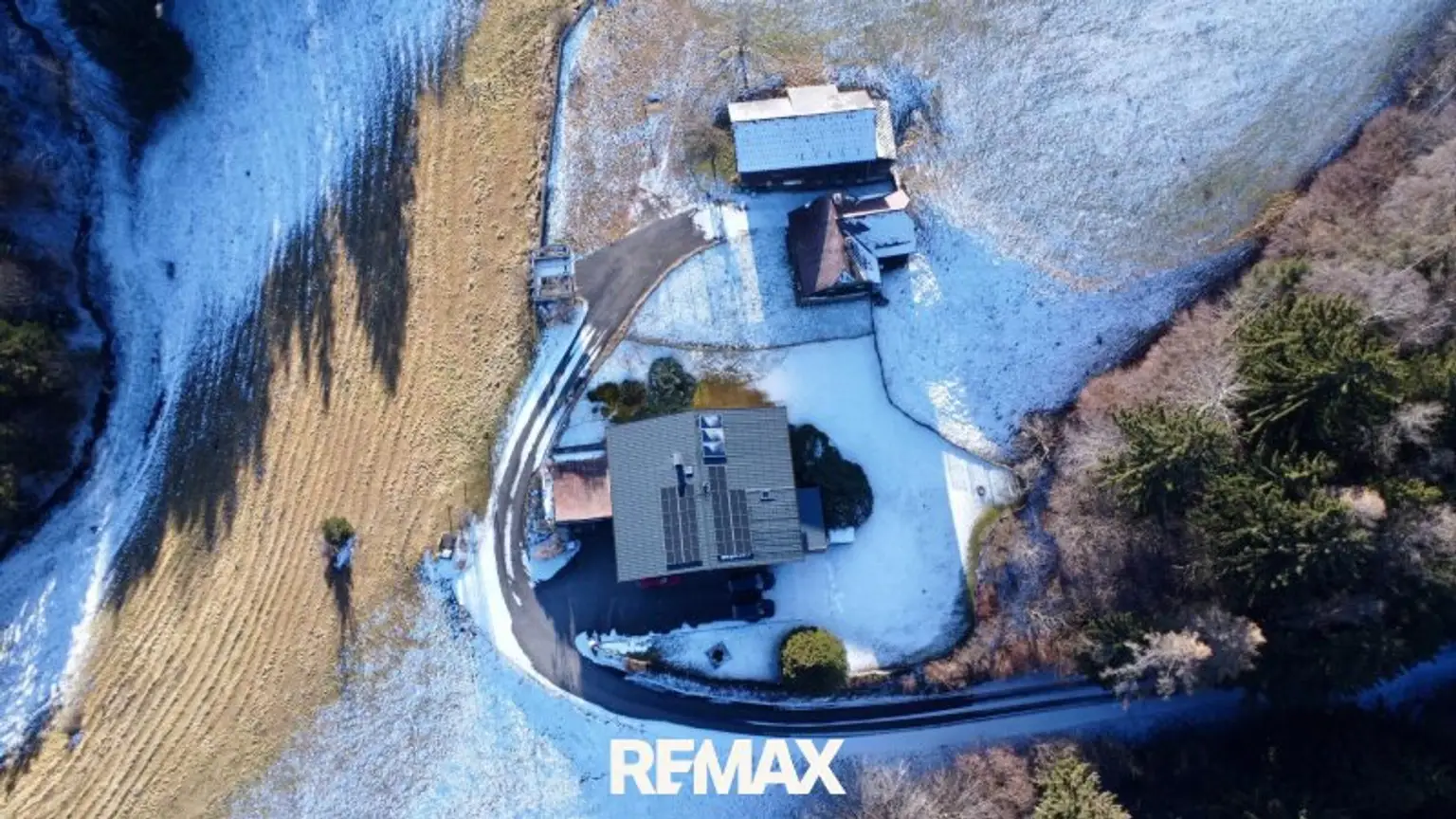 Vogelperspektive Wohnhaus Kienach 6