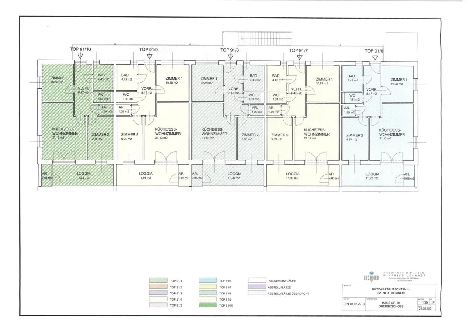 Grundriss Top 6 - 10