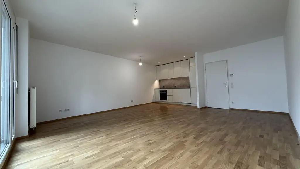 Schöne 3 Zimmer Neubauwohnung mit 5m² Balkon, neue Küche!