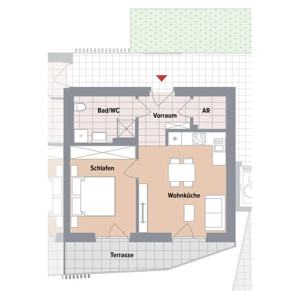 BAUBEGINN ERFOLGT! Neubauprojekt in Ruhelage in Gösting! 2-Zimmerwohnung mit Süd-Balkon!