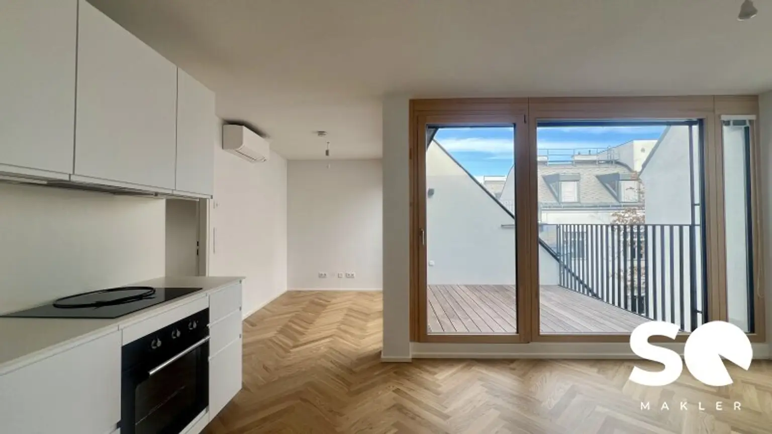 # SQ - EXKLUSIVE DACHGESCHOSSWOHNUNG IN 1030 WIEN - SEIDLGASSE - 2 ZIMMER und TERRASSE - TOP 17