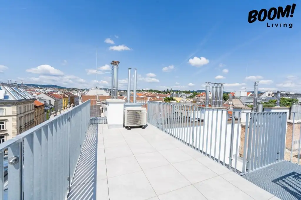 Exklusive Penthouse-Wohnungen | Terrassen | Dachterrassen | 360° Rundumblick | Toplage 1180 | Nähe Kutschkermarkt