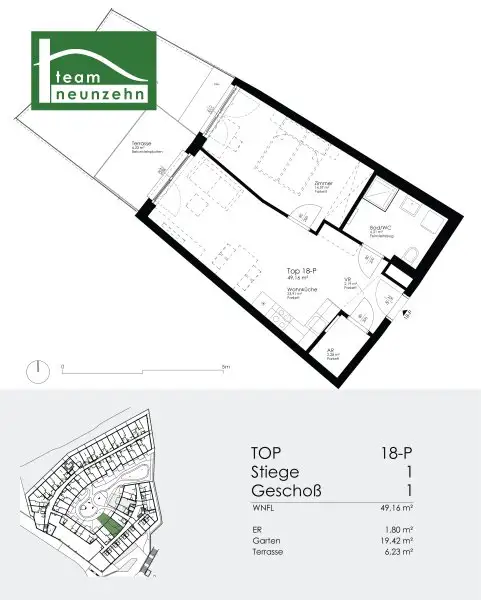 Lichtdurchflutete 2-Zimmer Gartenwohnung nahe der Alten Donau - ab 01.11.2025 verfügbar!