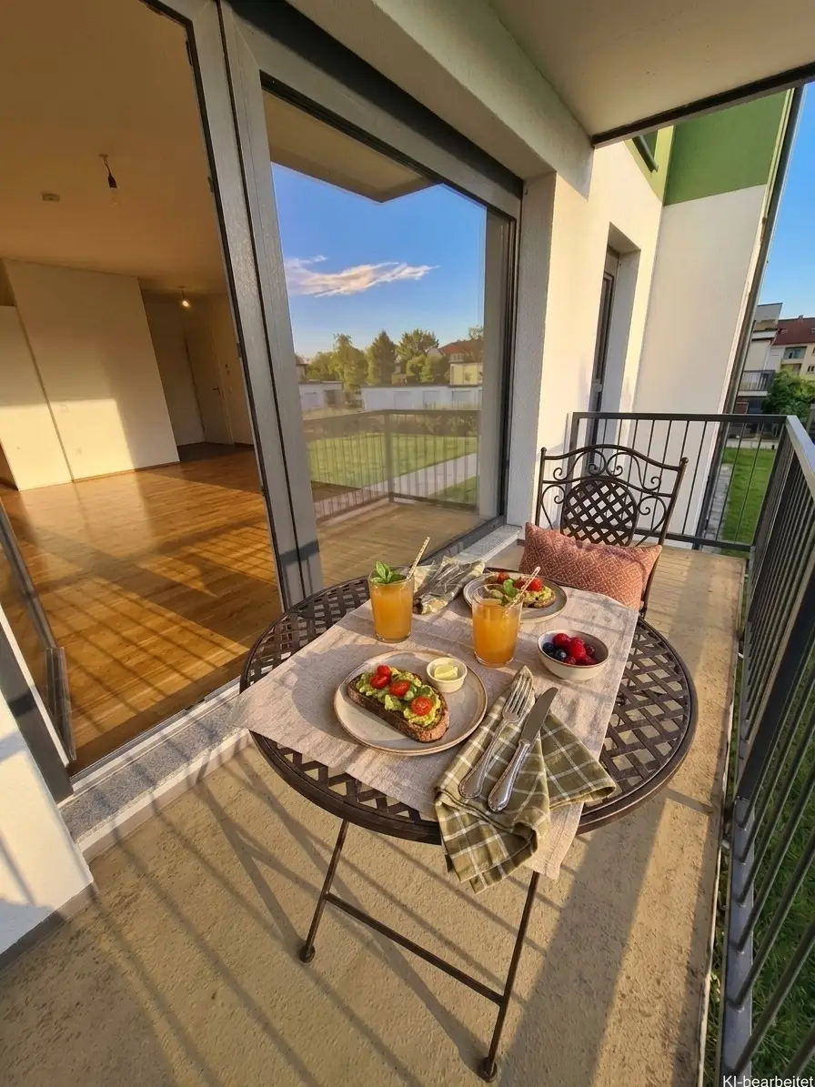 Neubau: Traumhafte ca. 54 m² Wohnung mit Balkon