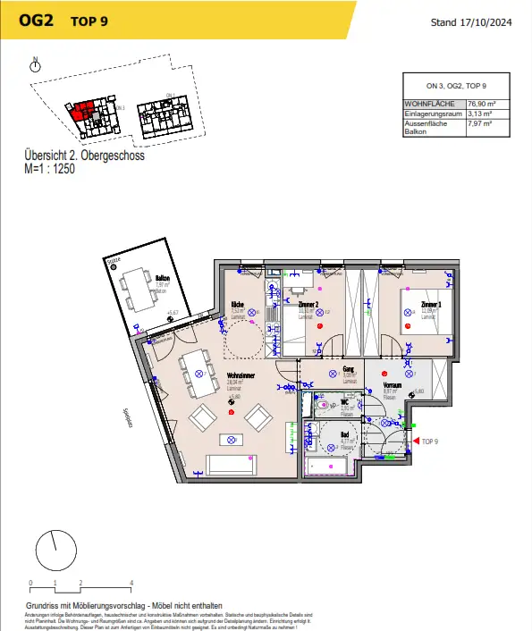 Ein Viertel Grün – gefördert, zentral und leistbar Wohnen