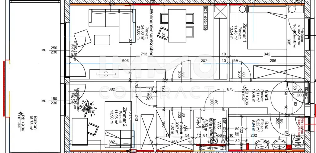 3- Zimmer- Wohnung  in Seiersberg | Kärntner Straße 538 Top 29