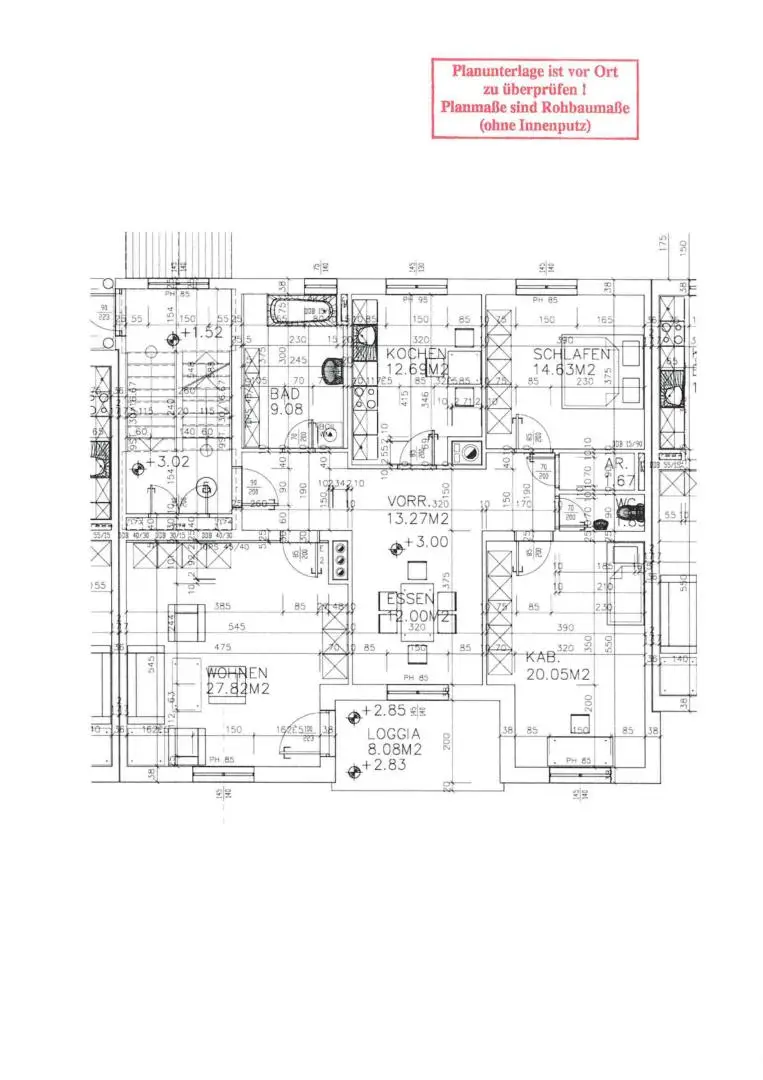 Grundrissplan