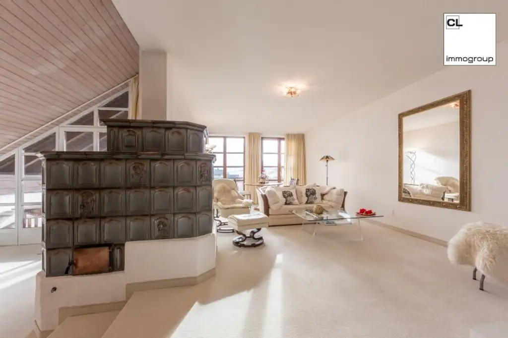 Mondsee Top Lage: Exklusive Maisonette-Dachgeschosswohnung mit 3 Balkon- und Terrassenbereichen