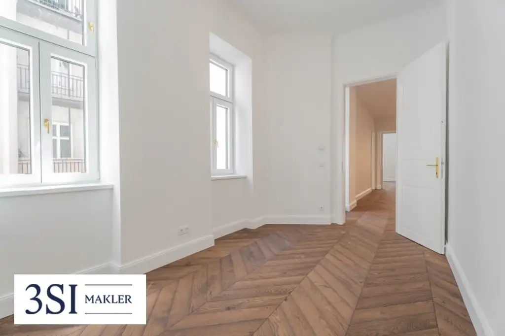 Wunderschöne Stilaltbauwohnung mit Loggia – perfekt für Paare und Familien