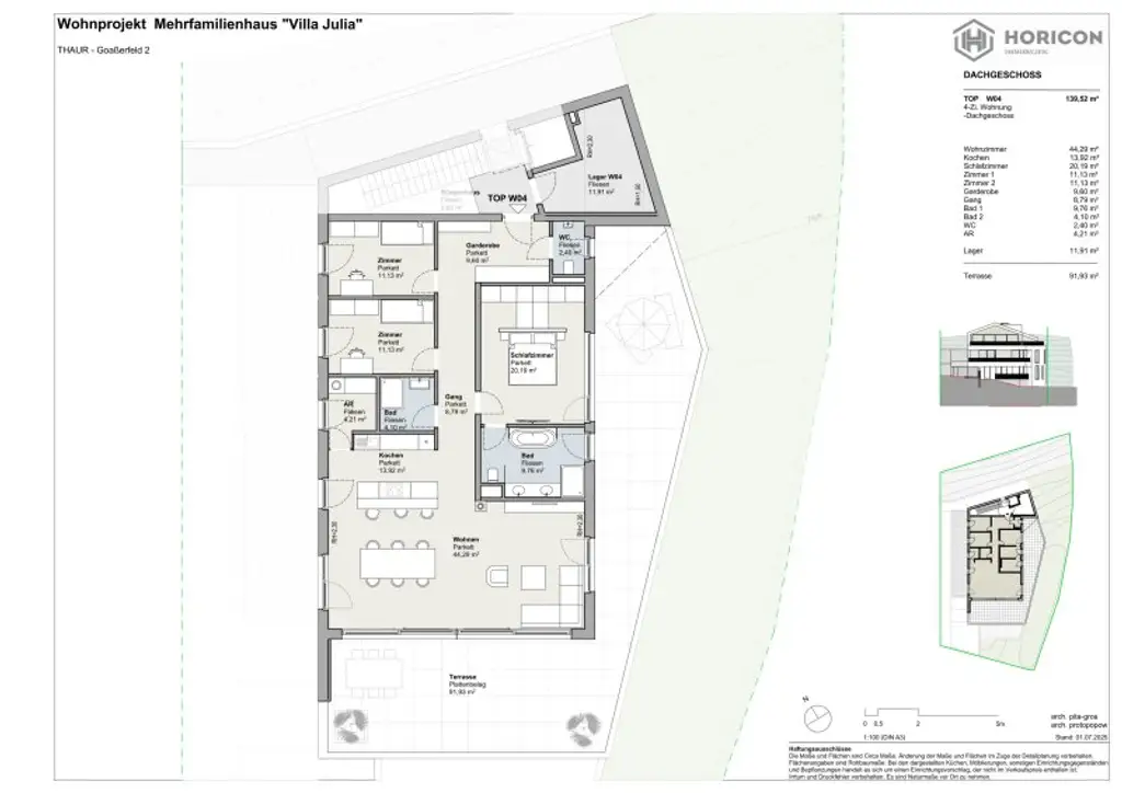 Das Penthouse in Thaur – Top W04 „Villa JULIA“