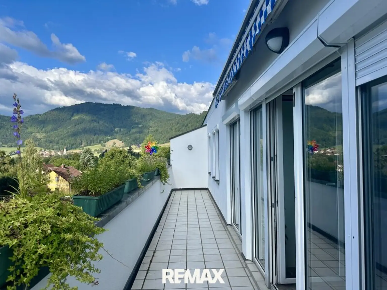 Terrasse westlicher Ausblick