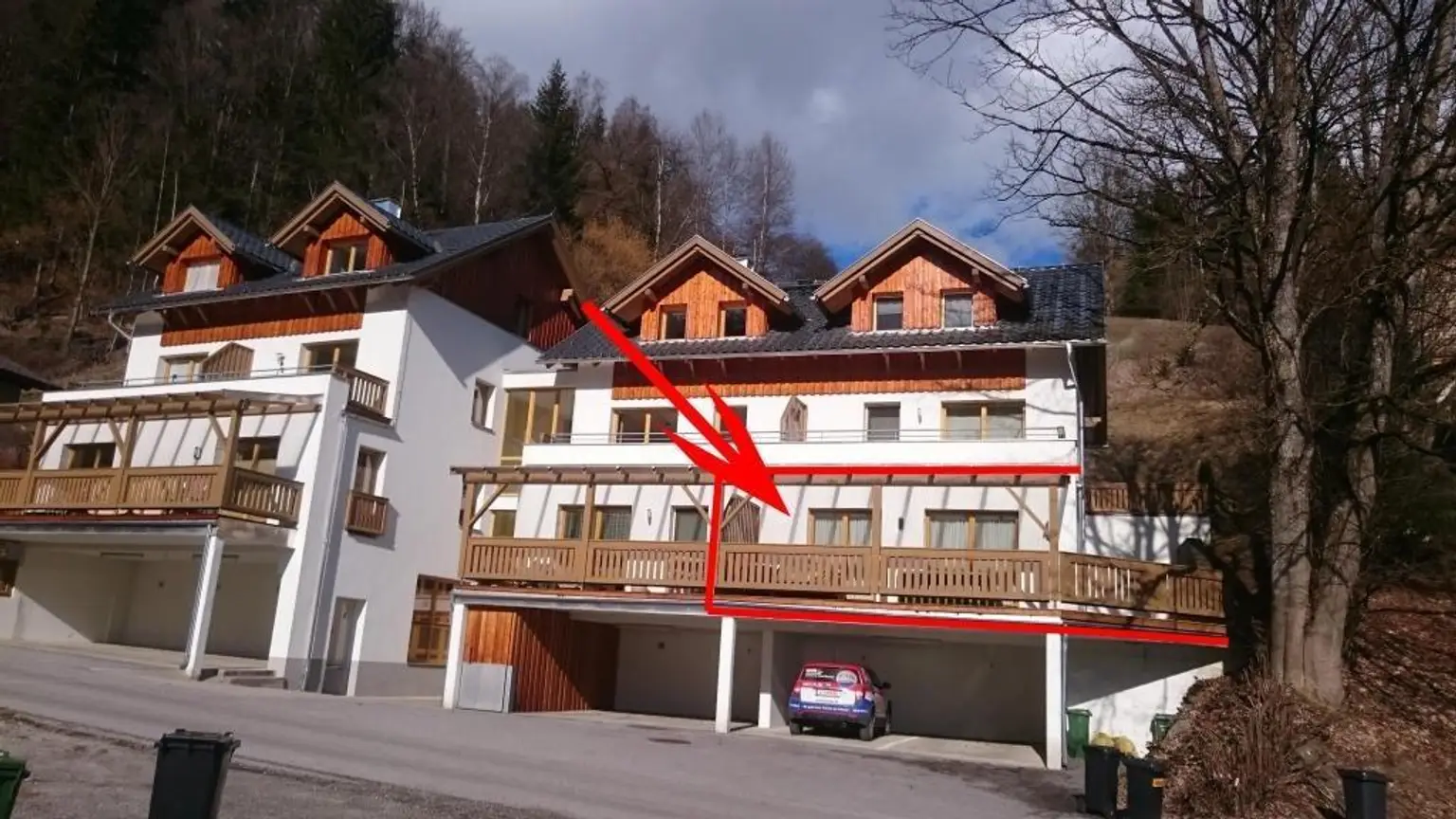 Westansicht-Lage der Wohnung