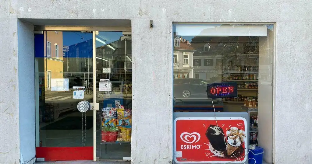 8020 Graz: günstiges, ebenerdiges Geschäftslokal mit Auslagenfront an Frequenzlage