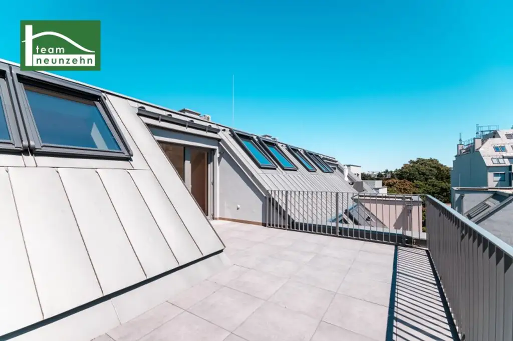 Moderne 2-Zimmer-DG-Wohnung mit Terrasse in 1220 Wien – Erstbezug auf Eigengrund - JETZT ANFRAGEN