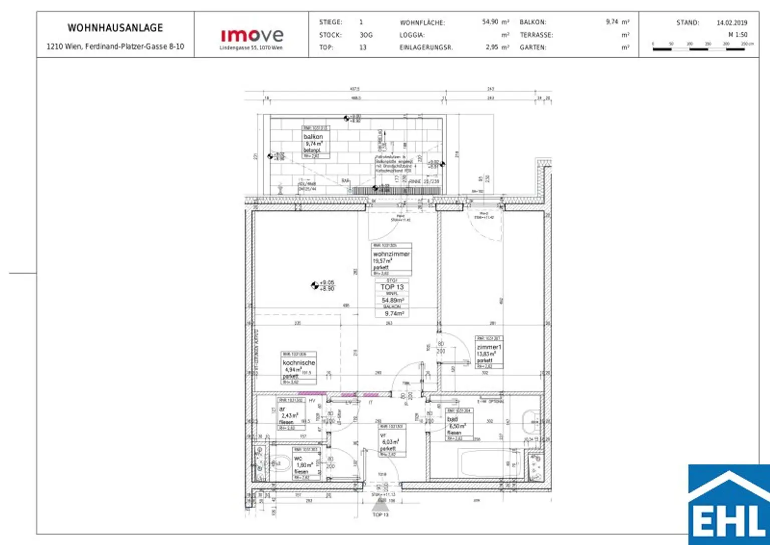 Schöne 2-Zimmer-Wohnung inmitten der grünen Stadt