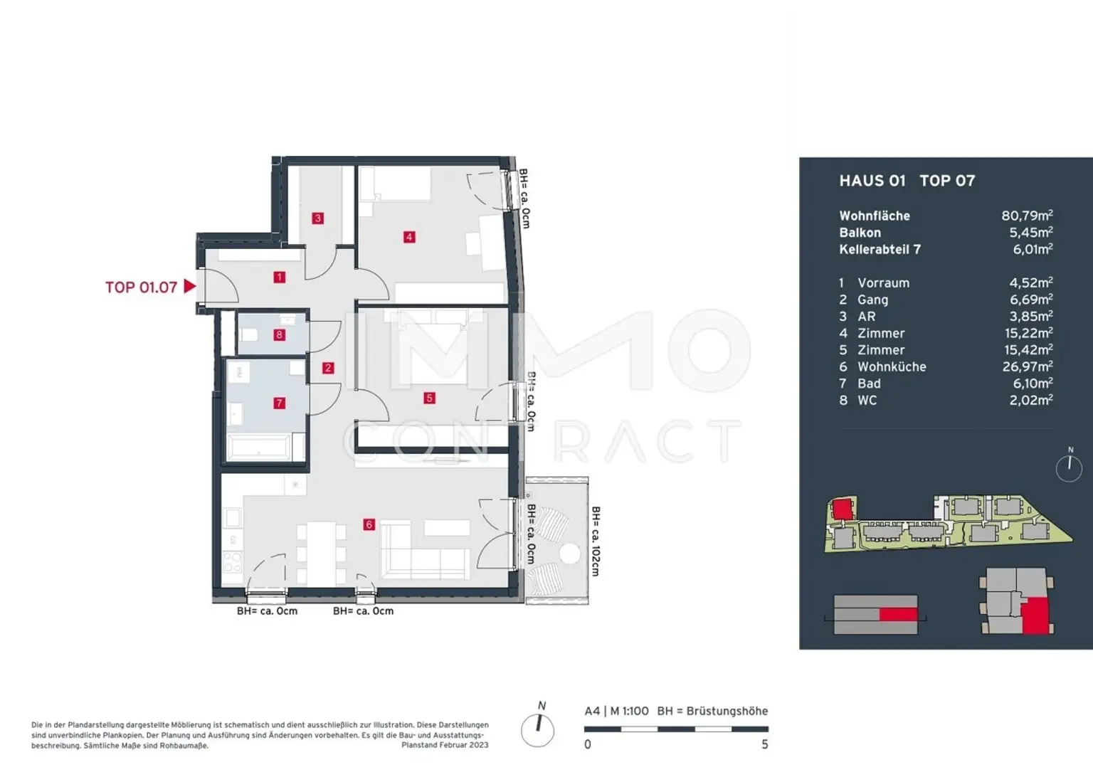 Provisionsfreie 3-Zimmer-Wohnung mit Balkon: Modern, ruhig, exklusiv in parkähnlicher Anlage
