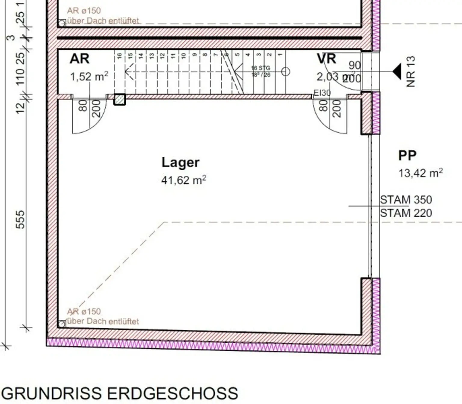 Plan Lager / Abstellraum