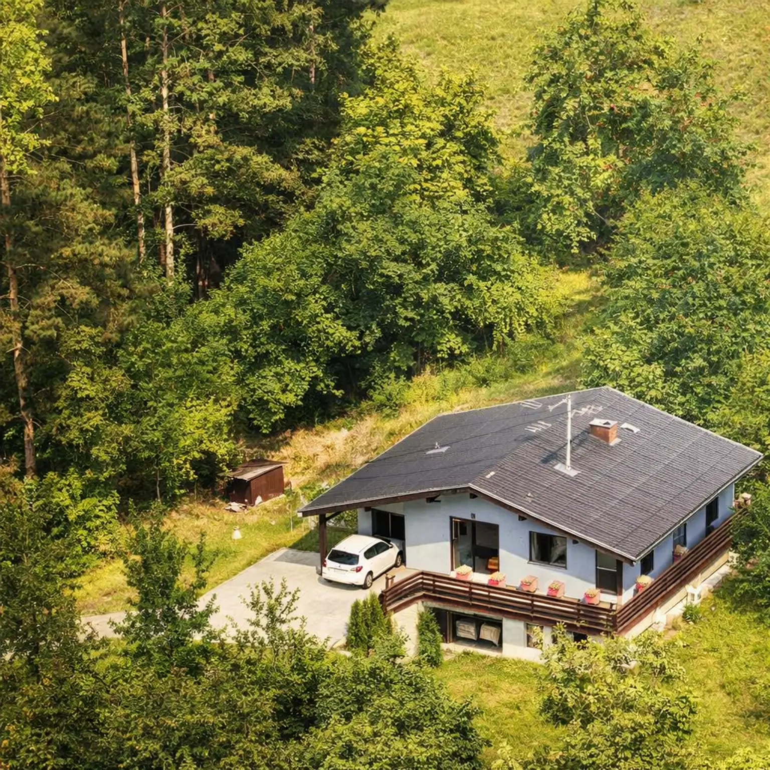 Luftbild aus den 70igern