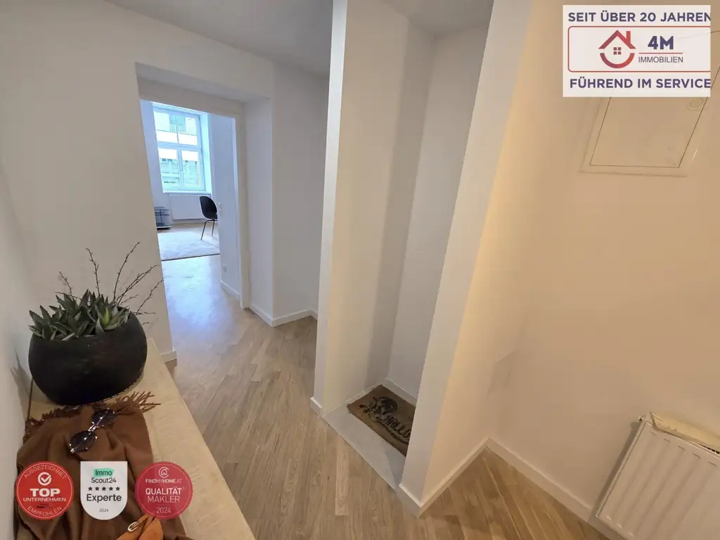 🏡 Erstbezug nach Sanierung – Charmante 2-Zimmer-Altbauwohnung in 1180 Wien