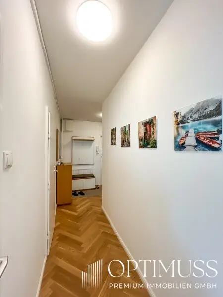 Lichtdurchflutete 2,5 Zimmer Wohnung in Topp Lage mit grosser Loggia und Grünblick auf Donaukanal!