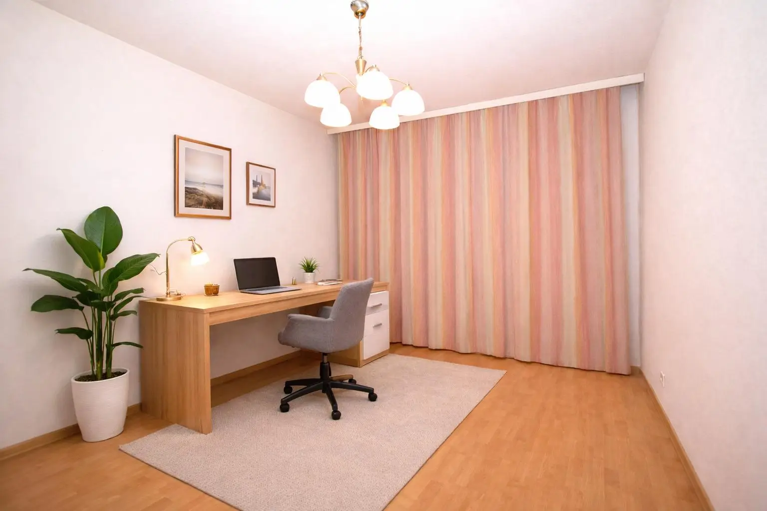 Arbeitszimmer (virtuell eingerichtet)