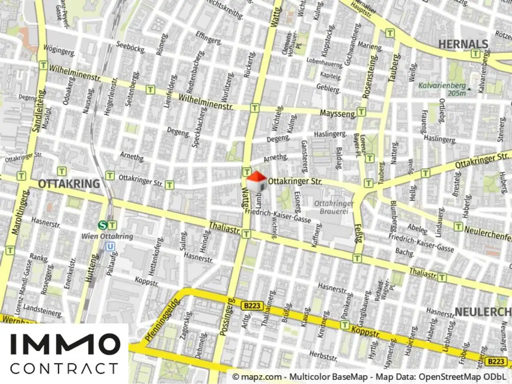 Geolyzer Kartenausschnitt