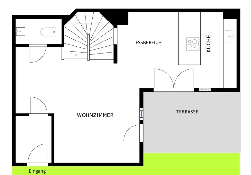 Stilvolles Eckreihenhaus mit Garage & hochwertiger Ausstattung
