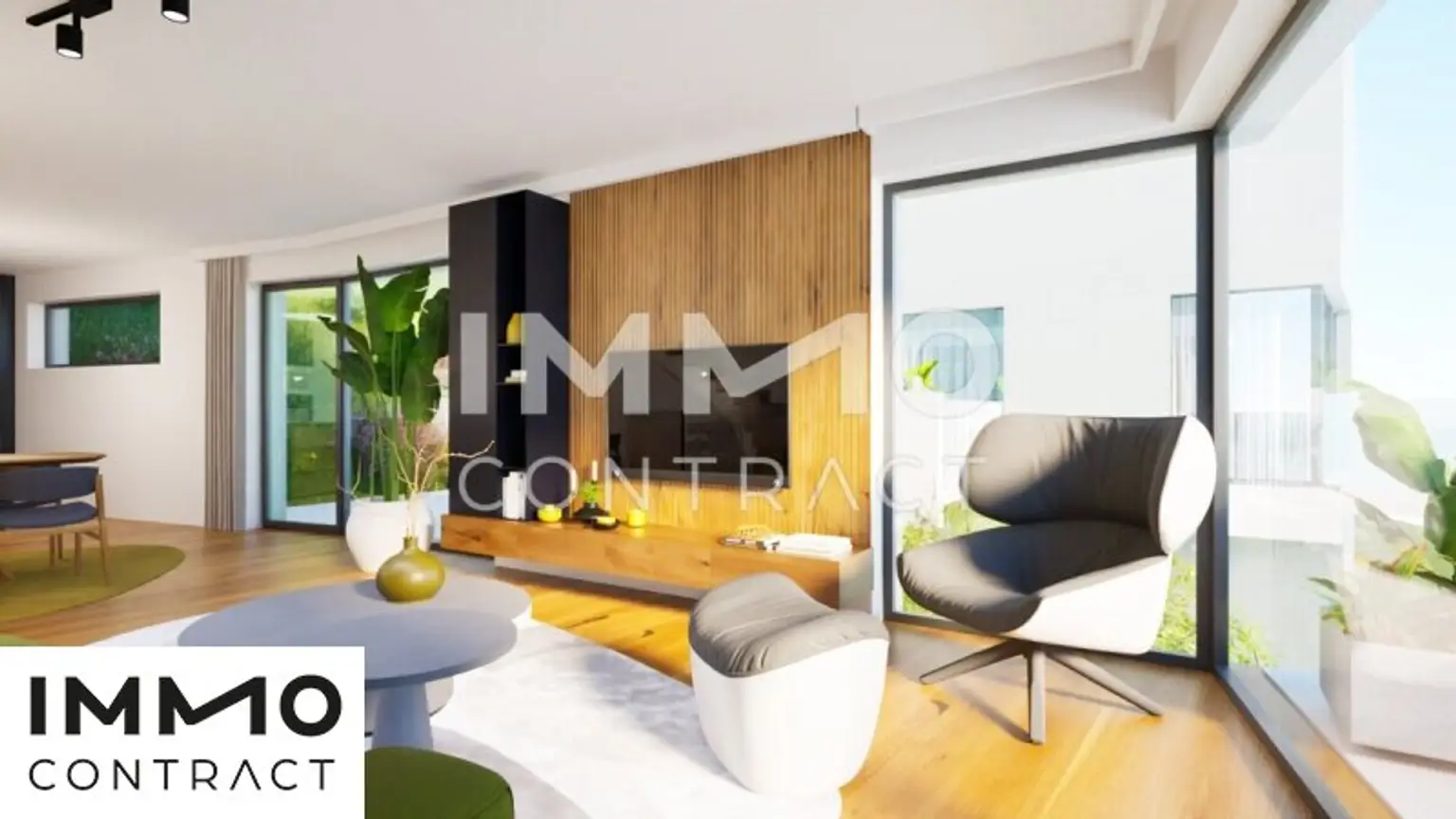 Innenvisualisierung 03 Wohnzimmer